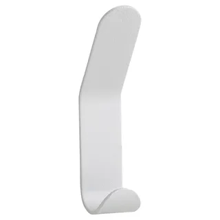 Zone Denmark A-Double Hook Haken, Doppelhaken, Wandhaken, Kleiderhaken, Garderobenhaken (Schrauben Unsichtbar), 3,5 x 2,5 x 11 cm, Soft Grey (Grau)