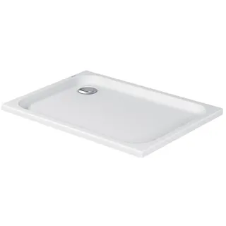 Duravit D-Code Duschwanne, 1100x750mm, Rechteckig, Einbauversion, 720097000000000, Farbe: Weiß