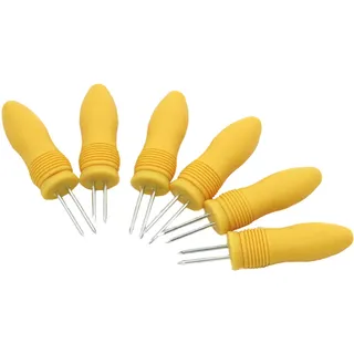 Chef Craft Select Maiskolbenhalter, 6-teilig, Gelb