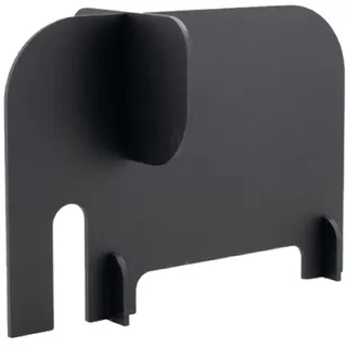 SECURIT - 3D-Kreidetafel Elefant-Form - Schwarz - 14,3 x 19,8 cm