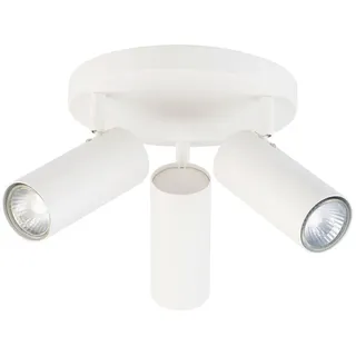 Deckenstrahler , Weiß , Metall , 37x16x37 cm , Lampen & Leuchten, Innenbeleuchtung, Spots & Strahler, Deckenspots
