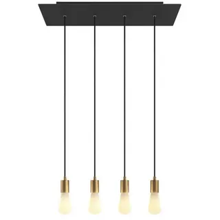 Creative Cables Rose-one Xxl 4 Falls Hängelampe - Matt Black - One Size