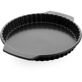 GreenPan Bistro Tarteform Ø 33 cm, Quicheform, Runde Backform, Gesunde Keramik Antihaftbeschichtung, PFAS-frei, Kratzfest, Langlebiges Backgeschirr, Leicht zu Reinigen, Schwarz