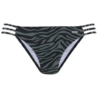 VENICE BEACH Bikini-Hose Damen schwarz-oliv Gr.32