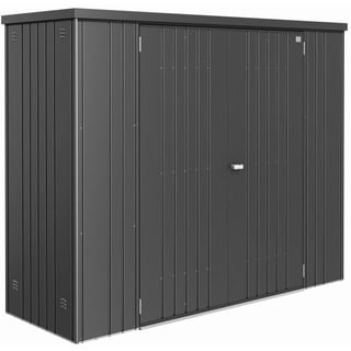 Geräteschrank 230 2,27 x 0,83 x 1,83 m dunkelgrau-metallic