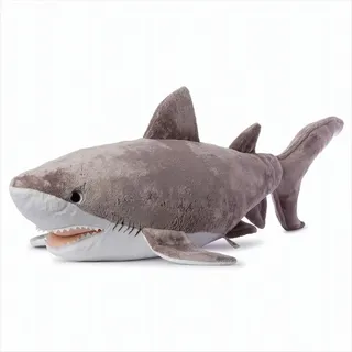 WWF - Plüschtier - Weißer Hai (109cm) lebensecht Kuscheltier Stofftier Plüschfigur