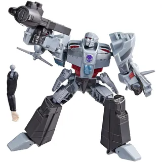 Transformers Actionfigur Earthspark Deluxe Class Megatron 12,5 cm Silber/Mehrfarbig
