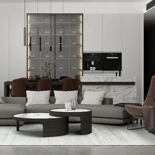 HAMID – Kavir einfarbiger Wollteppich, Wollteppich, weicher moderner Teppich, handgewebt, Teppich für Wohnzimmer, Schlafzimmer, Wohnzimmer, Elfenbein (350 x 250 cm)