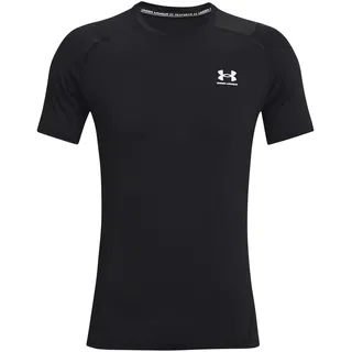 Under Armour HG Armour Fitted SS T-Shirt Schwarz M