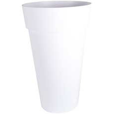 Bild - Blumentopf Vase hoch XXL Toskana Ø 48 cm – Volumen 90 l – Ø 48 x H 80 cm – Weiß