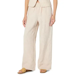 The Drop Bonni Leinenhose für Damen, natürliches Leinen, Größe S