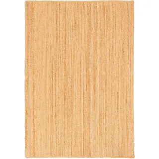 Pergamon Jute Salsa Uni Juteteppich 200 x 300 cm Beige