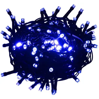 vidaXL LED-Lichterkette PVC 15 m Blau