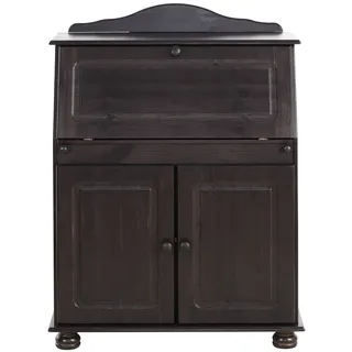 otto home Home affaire Sekretär »Mette, Schreibtisch im Landhausstil,« aus Massivholz, Breite 82 cm, braun