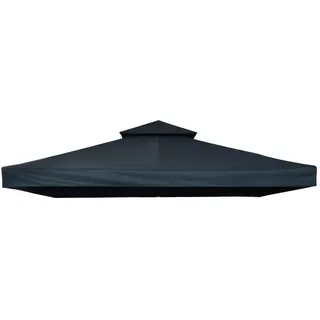 Outsunny Ersatzdach für Pavillon 3x3 m 3 x 3 m Grau