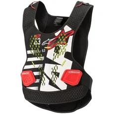 Alpinestars Sequence Chest Protector Black/White/Red