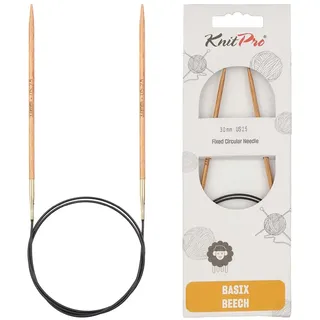 KnitPro Basix Beech Rundnadeln 16" (40cm) | 3mm