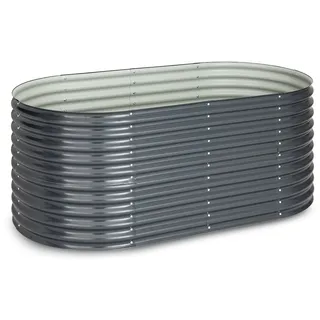 Blumfeldt High Grow Hochbeet 200 x 80 x 100 cm Anthrazit