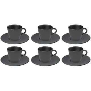 Villeroy & Boch Manufacture Rock Tasse 6-tlg. schwarz