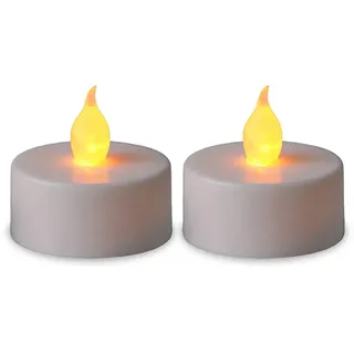 Star Trading LED-Teelichter 2 St. weiß