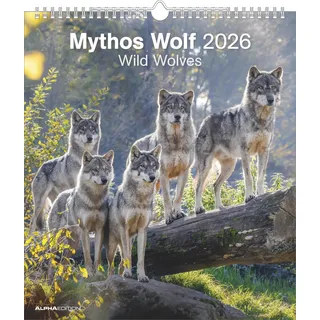 Neumann Mythos Wolf 2026 - Foto-Kalender - Wand-Kalender - 30x34