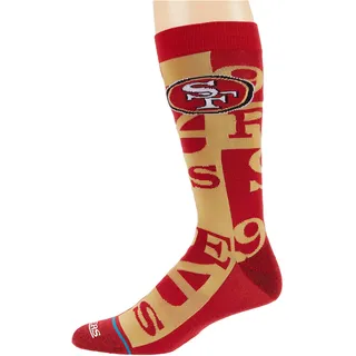Stance Unisex Branded 49Ers Socken, Red, S, A545C2049S