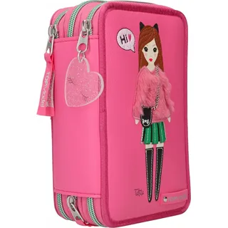 TOPModel 3-fach Federtasche Model pink - Rosa