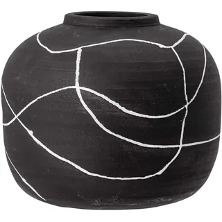 Bloomingville Vase Niza schwarz,