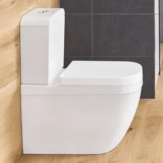 Grohe Euro Ceramic Stand-WC mit WC-Sitz Weiß spülrandlos