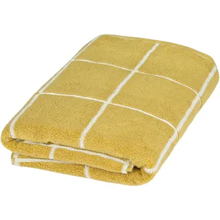 Ross Cashmere Überkaro Duschtuch 75 x 140 cm gelb