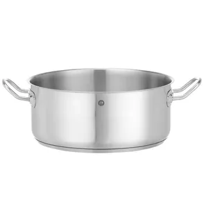 Hendi Bratentopf ohne Deckel Kitchen Line und 7,3 Liter für alle Herdarten - Schwarz