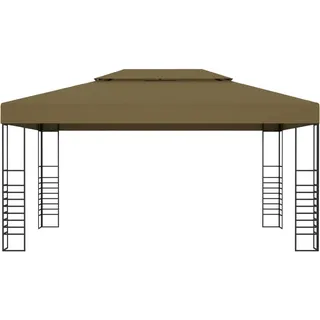 vidaXL Pavillon 3x4 m Taupe 180 g/m2 - Taupe