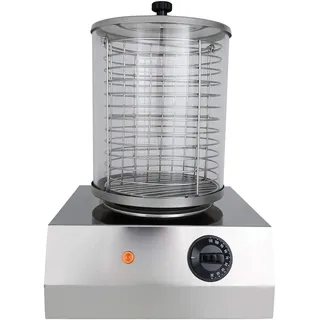 Saro Hot-Dog-Maker – mit Glaszylinder 1 kW zum Kochen – Warmhalten