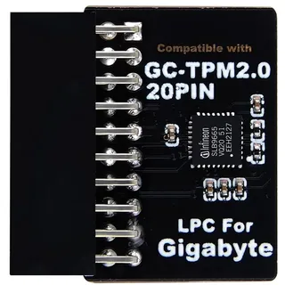 NewHail TPM2.0 Modul LPC 20Pin Modul mit Infineon SLB9665 für Gigabyte Motherboard kompatibel mit GC-TPM2.0