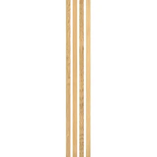Xxxl Akustikpaneel , Hellbraun , Holz , Eiche , 3.5x0.9x250 cm , Fsc , Montage ohne Bohren , Tapeten & Wandverkleidungen, Akustikpaneele