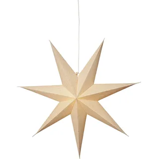 EGLO Weihnachtsstern zum Aufhängen Cotton, Weihnachtsdeko Stern | Weihnachtsbeleuchtung, Papier in beige