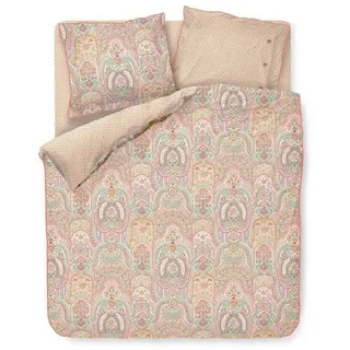 Pip Studio Bettbezugsset Jabali Flower Koralle 135x200cm