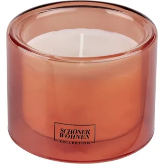 Schöner Wohnen Duftkerze M Sandalwood im Glas Bernstein Ø 9,5 cm x 7 cm