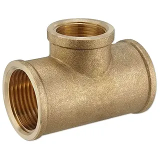 Messing Gewindefitting-T-Stück 3/4'' IG x 1/2'' IG x 3/4'' IG