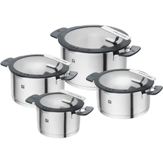 Zwilling Simplify Topf-Set 4-tlg. Bratentopf + Kochtopf + Pfanne + Deckel