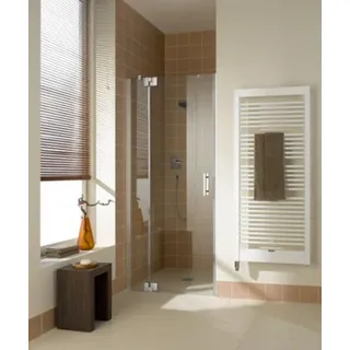 Kermi Pendeltür FILIA XP 1TL 12020, FX1TL12020VAK, Farbe: Silber Hochglanz Echtglas klar