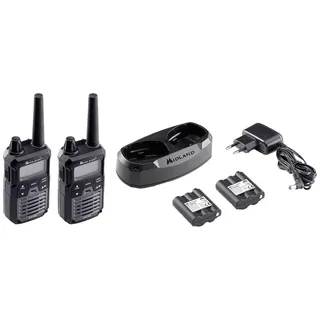 Midland XT70 Pro Adventure PMR + LPD-Funkgeräte mit bis zu 12 km Reichweite, 101 Kanäle, schwarz