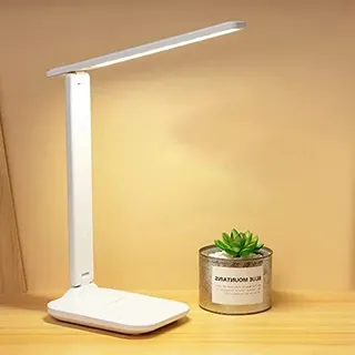 ANDYLV Schreibtischlampe LED Tischlampe Dimmbare Tischleuchte Touch-Schalter,3 Farb und 10 Helligkeitsstufen Augenfreundliche Tischlampe Nachttischlampefür Büro,Lesen,Studieren [Energieklasse A+++]