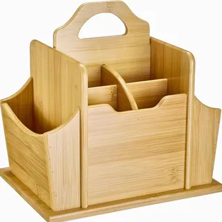 Westmark Tischbutler Besteckkasten Braun