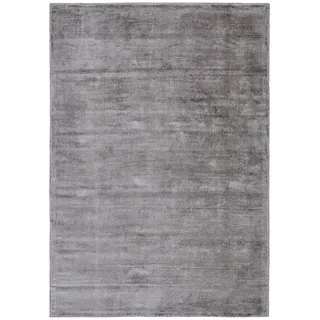 Tom Tailor HOME "Shine uni", rechteckig 8 mm Höhe Handweb Teppich, 100% Viskose, handgewebt, mit elegantem Schimmer,