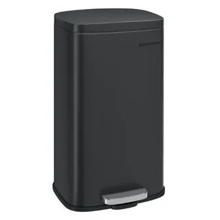Songmics Mülleimer 30 l Schwarz