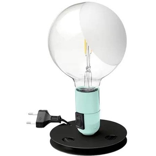 Flos Lampe Lampadina Türkis, F3299074, 12,5x24cm