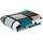 Cashmere-Feeling Antigua 150 x 200 cm aqua/taupe/petrol