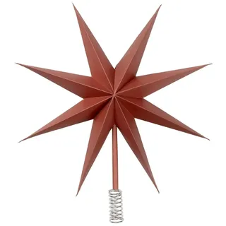 Broste Copenhagen Weihnachtsbaumspitze Top Star Pompeian Red 30cm, 70080491