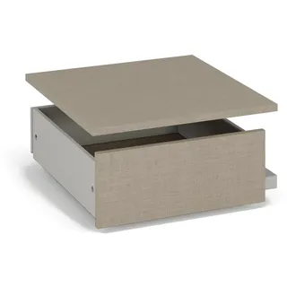 Rauch Möbel ZUBEHÖR, Schublade, Leinenoptik, Maße 43x21x49 cm | Innenschublade für Kleiderschränke der Serien Mylora und Lunik, für Elementbreite 45 cm